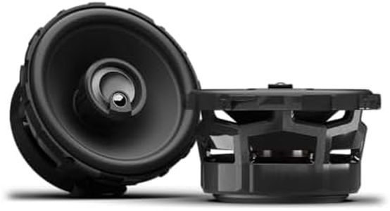 Rockford Fosgate P1V2-4 Punch P1 4" 3-Way Coaxial Full Range Speakers - Black (Pair)