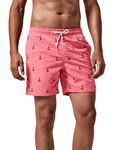 MaaMgic Men's Swimming Trunks Quick Dry Fit Performance Surfing Short with Pockets, 2glm-3, Large ( Waist:33''-35'' )