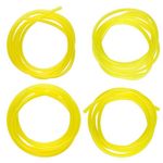 4 Sizes Fuel Pipe,Universal Strimmer PartsFuel Line Hose Tube for Poulan Craftman Chainsaws Lawn Mower String Trimmer Blowers Common Weedeater 2 Cycle Small Engines-Yellow