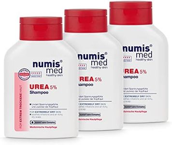 numis med Shampoo with 5% Urea - 3 x Skin Soothing Hair Shampoo for Extremely Dry, Itch-Prone Scalp - Vegan Hair Care without Silicone, Parabens and Mineral Oil - Hair Shampoo (3 x 200 ml)