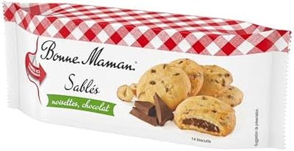Bonne-Maman - Sablés Fourrés Chocolat-Noisettes - Le paquet de 14 Biscuits