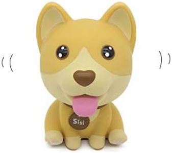 Fyant Shaking Bobbing Head Nodding Dog Smiling Bobbleheads for Car Interior Dashboard Decoration Desk Home Office Ornament Cute Shiba Inu Gift