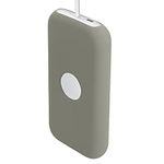 kwmobile Case Compatible with Apple Vision Pro Battery Case - Silicone Holder Protective Cover - Grey