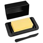 ECOWAY Butter Dish with Lid Knife f