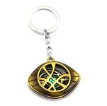 Arkanum Doctor Strange |Infinity TIME Stone | Gold Metal Keychain