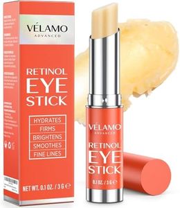VELAMO ADVANCED Retinol Eye Balm Stick with Bakuchiol: Under Eye Cream for Dark Circles and Puffiness - Anti Aging Reduces Fine Lines Wrinkles Under Eye Bags in 4-8 Weeks 0.1 OZ/3g