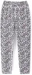 PATPAT Girls High Waist Yoga Pants Tie Dye Fashion Full Length Leggings Leopard Brown 7-8 Years