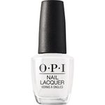 O.P.I Nail Lacquer | Alpine Snow (White) | 15 ml | Long-Lasting, Glossy Nail Polish | Fast Drying, Chip Resistant