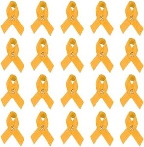 100 Pack Childhood Cancer Awareness Satin Pins - 100 Pins