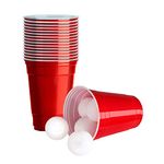 Lalantopparties Beer Pong Glasses (Set of 15) - RED