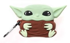 Soomio for Airpods Pro GEN-2 (2022), 3D Cut Stylish Cartoon Pouch Case Cover Fashion Headphones Cases for Airpods Pro 2nd Charging Box with Keyring Wireless Earbud Cases (Yoda)