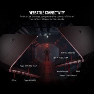 MSI Pulse GL66 15.6" Gaming Laptop – i7, RTX 3070 Graphics