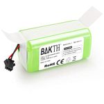 BAKTH 14.4V 2600mAh Replacement Battery Compatible with Ecovacs Deebot N79 N79S DN622 & Eufy RoboVac 11, 11S, 11S Plus, 11S MAX, 12, 15C MAX, 30, 30C, 35C, G10 Hybrid, G20 G30 G35 G40 Hybrid