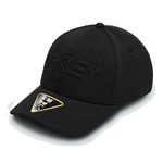 Oakley 912208-02E02EL/XL 6 Panel Stretch Hat Embossed Blackout L/XL
