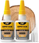 Wood Super Glue Liquid, Clear Instant Cyanoacrylate Adhesive for Wood Crafts Repair Woodworking, All Purpose CA Glue for Shoe Ceramic Plastic Leather Glass Model Metal Pottery Aquarium Porcelain Stone
