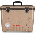 Engel UC30 30qt Leak-Proof, Air Tight, Drybox Cooler and Hard Shell Lunchbox for Men and Women in Camo