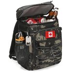 Tactical Backpack Cooler, 25L Cooler Backpack Insulated Leak-Proof, Heavy Duty Large Lunch Backpack, Waterproof Ice Chest Backpack for Men Women Adults Work Daytrip Camping Beach Hiking Accessories