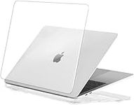 EooCoo Case compatible for Macbook Air 13 inch M1 A2337 A2179 A1932 with Retina Display, 2021 2020 2019 2018 Release, Plastic Hard Shell, Smooth Shiny Surface, Crystal Clear