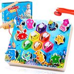 Toddler Toys for 2-8 Year Old Boys, Luckades Fishing Toys with Numbers Educational Toys for 2-8 Year Old Kids Preschool Toys Learning Toys for Toddlers Age 3-5 Gifts for 2-6 Year Old Girls