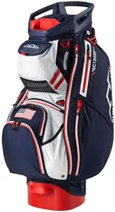 Sun Mountain 2024 C-130 Golf Cart Bag - Navy-White-Red