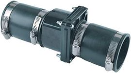 Hydro Master Plastic Sump Pump Check Valve with Stainless Steel Clamps 2 inch