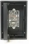 No-See Receptacle Mount [Luxe] - 1 Gang Black