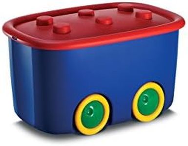 Keter 8630000 Funny Box Alto, L, 58 X 38.5 X 32 H, Multicolore, 58x38.5x32 cm