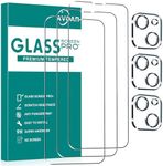 AVOAR [3+3 Pack Glass Screen Protec