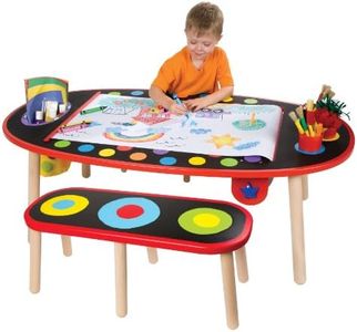 ALEX Toys Super Art Table with Paper Roll Kids Art Supplies