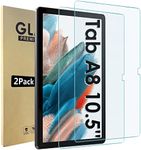 Bigqin 2-Pack Screen Protector Compatible with Samsung Galaxy Tab A8 10.5" SM-X200 SM-X205, 9H Hardness, HD Clear, Scratch-Resistant, Bubble Free, Easy Installation