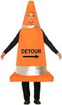 Forum Novelties X74991 Traffic Cone Costume, Unisex-Adult, One Size, Orange