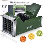 Potato Cutter, Sopito Home Made French Fry Cutter with 1/2 Inch Stainless Steel Blade Great for Potatoes Carrots Cucumbers