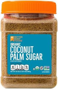 BetterBody Foods Organic Coconut Palm Sugar, Gluten-Free, Non-GMO, Low Glycemic Sugar Substitute, 1.5 lbs, 24 Ounce