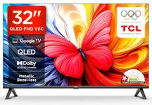 TCL 80 cms (32 inches) V5C Series Full HD Smart QLED TV Google TV 32V5C (2025 New Model)