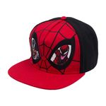 Marvel Spider-Man Baseball Cap, Venom and Carnage Cotton Adjustable Adult Snapback Hat with Flat Brim, Red, One Size, Multi, One Size