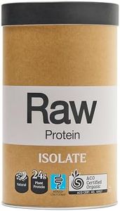 Amazonia Raw Protein Isolate Natural Flavour – Ethically Sourced, Low FODMAP, Organic Plant-Based Protein for Muscle Recovery and Nutrition, 33 serves | 1kg