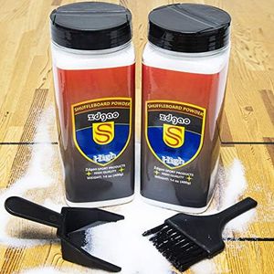 YDDS Shuffleboard Sand - Shuffleboard Wax with Mini Dustpan and Mini Brush, 2 Cans(2×14 oz)