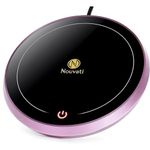 Nouvati Mug Warmer & Candle Warmer (Rose Pink) - Excellent Heating, Auto Shutoff, Sleek Design; Coffee Warmer, Tea Warmer, Mulled Wine Warmer, Milk Warmer