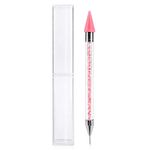 INENCE Rhinestone Picker Tool, Dual-Ended Diamond Painting Wax Pencil Gems Crystals Picker Pen Nail Art DIY Decoration Tool - Multicolor