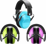 3 Pack Noise Canceling Headphones for Kids, Kids Ear Protection Earmuffs for Autism, Toddler, Children, Noise Cancelling Sound Proof Earmuffs/Headphones for Concerts, Air Shows, Fireworks