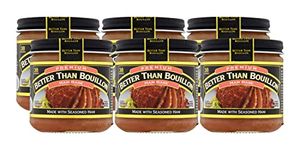 Better Than Bouillon Premium Ham Base, Made with Seasoned Ham, Blendable Base for Added Flavor, 38 Servings Per Jar, 8-Ounce Jar (Pack of 6)