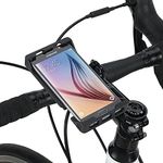 TIGRA SPORT FitClic MountCase Universal 6 Shock and Impact Proof Bike Kit for Smartphones Up to 6 Inch Screen Size, Black