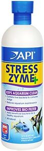 API DE-56E Stress Zyme - Botella de 473 ml para acuarios de Agua Dulce y Agua de mar, M