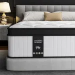 12 Inch King Size Mattress - 2025 Upgraded Hybrid Cooling Gel Memory Foam & Pocket Coils, Medium Firm Mattress in a Box for Back Neck Pain Relief, Motion Isolation, Edge Support, CertiPUR-US Certified
