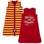Harry Potter Baby 2 Pack Zip Up Sleep Sacks, Maroon, Medium
