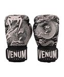 Venum, Dragon's Flight Boxing Gloves, Unisex Adult, 12 Oz, Black/Sand