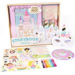 Story Magic Storybook Maker by Horizon Group USA, Create Your Own Stories, Hardcover Storybook, Includes Stickers, Markers, Punch Outs, Unicorn Mask, 200+ Storytelling Materials, Perfect for Ages 4+