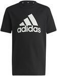 adidas Kids Sportswear Essentials Logo T-Shirt, Black, 4-5 Years