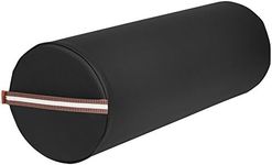 Master Massage 23 cm Full Round Bolster Pillow Black