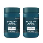 ZEROHARM Gut Army - Probiotics For Leaky Gut | Leaky gut supplements | Advanced strains | Strong gut wall | Gut balance | Fights gluten intolerance | 120 caps